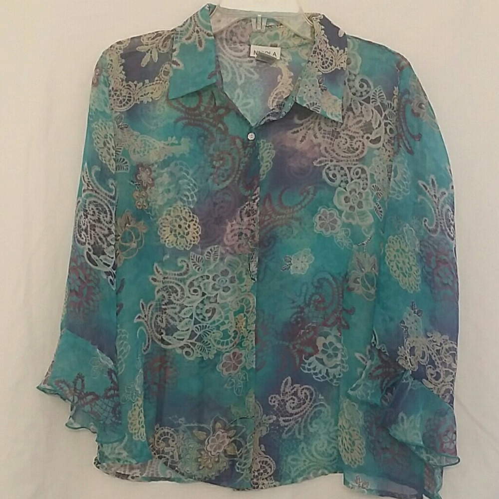 NICOLA Women Blue Blouse